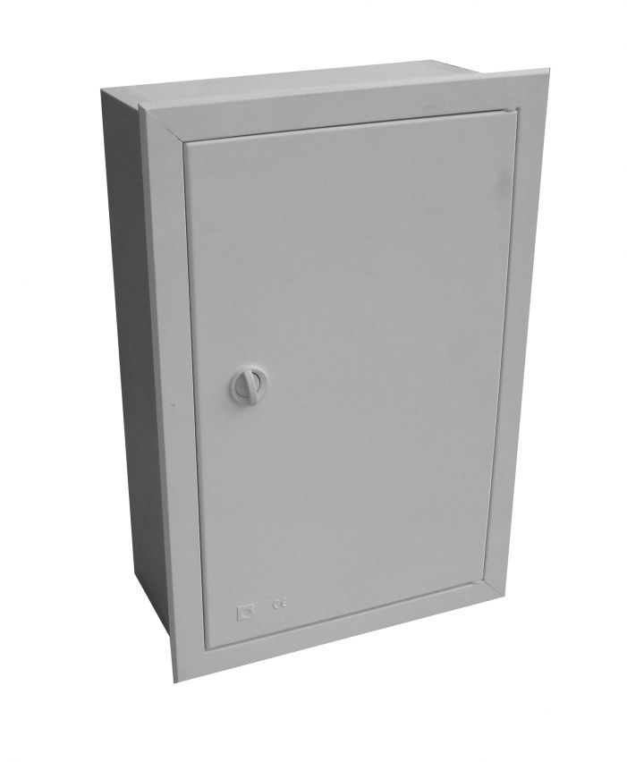 EMPTY BUILT-IN VISBOX BOX WITH DOOR AND FRAME 250X380X130