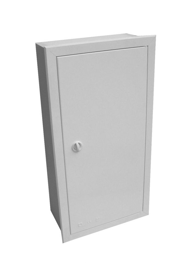 EMPTY BUILT-IN VISBOX BOX WITH DOOR AND FRAME 250X500X130