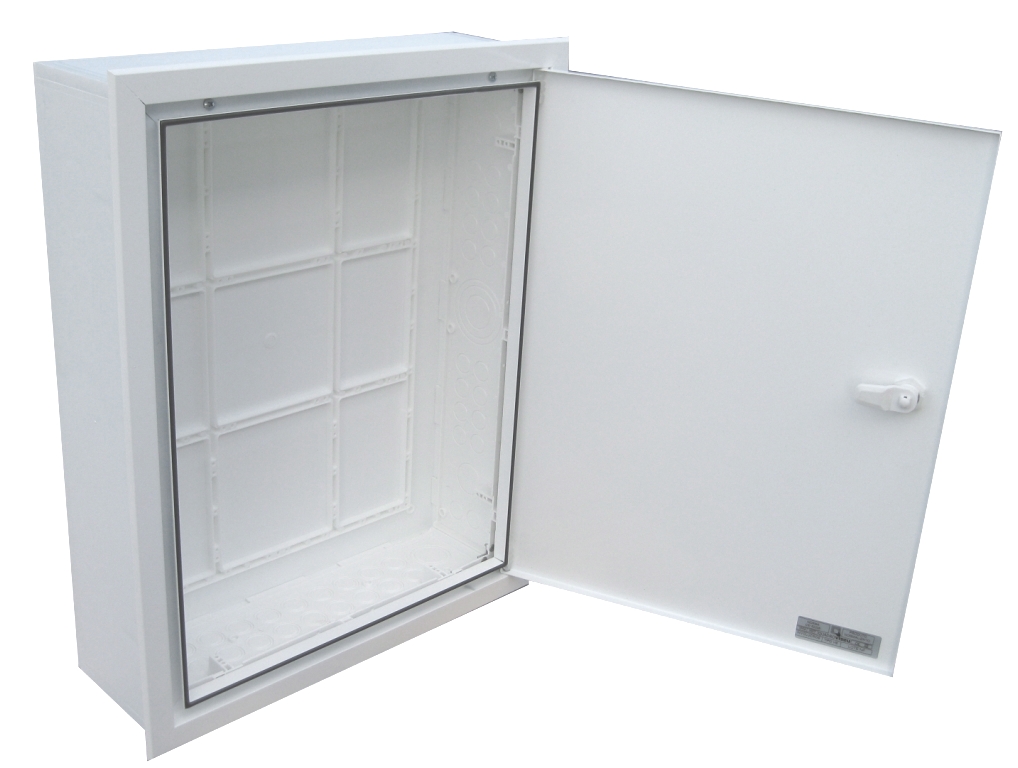 EMPTY BUILT-IN VISBOX BOX WITH DOOR AND FRAME 400X500X130