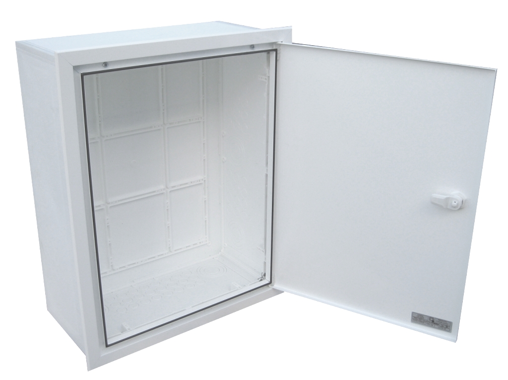 EMPTY BUILT-IN VISBOX BOX WITH DOOR AND FRAME 400X500X200