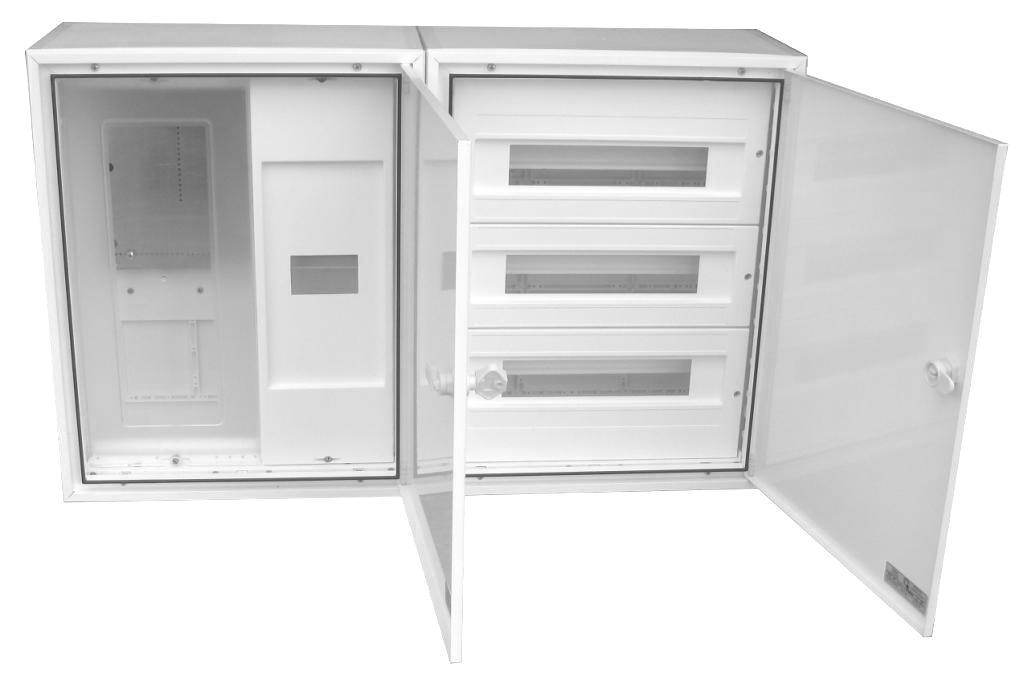 EXTERNAL DIFFERENTIAL METER AND DISTRIBUTION BOX 48 MODULES (VB.111 + VB.177)